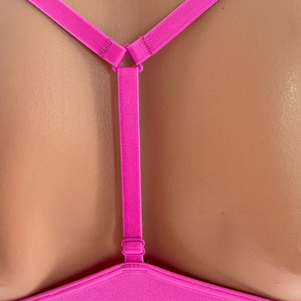 Victoria's Secret PINK Active Seamless Lightly Lined Sports Bra Pink Sz XL NWT - Picture 6 of 12